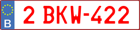 Truck License Plate